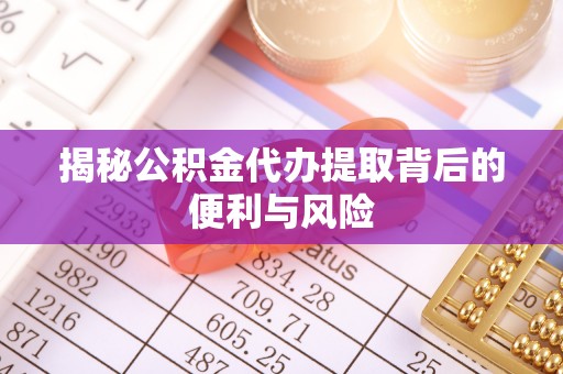 壶关揭秘公积金代办提取背后的便利与风险